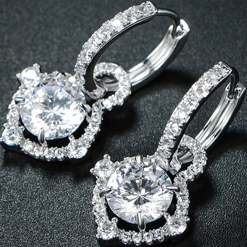 Elegant Silver Stud Earrings