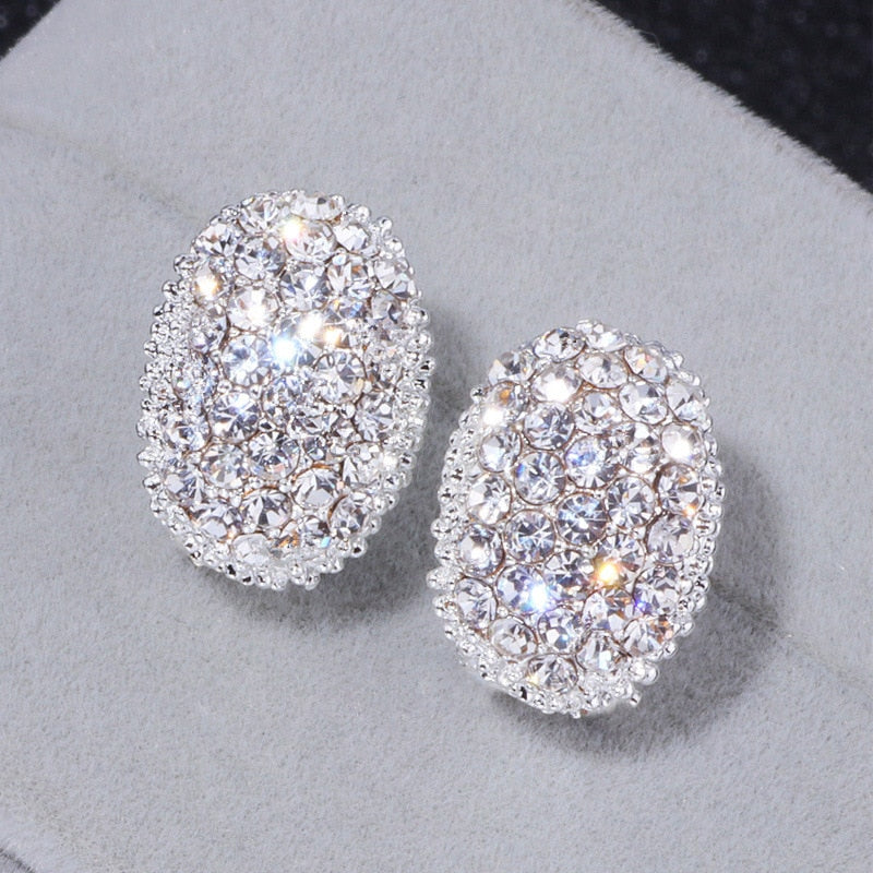 Elegant Silver Stud Earrings